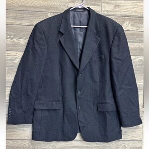 Jones New York Mens Blazer Wool And Alpaca Blend Suit Jacket Coat 44R